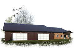 Rustic Retreat Barndominium Plans – PDF Downloadable Blueprint
