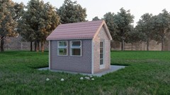 Building Plans for 8′ x 12′ Tiny Home – 96 sqft Area, Framing & Sheathing Detail