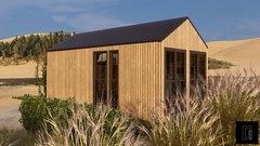 720SF Tiny House Cabin Plans – Blueprints – Modern, Bathroom and Loft