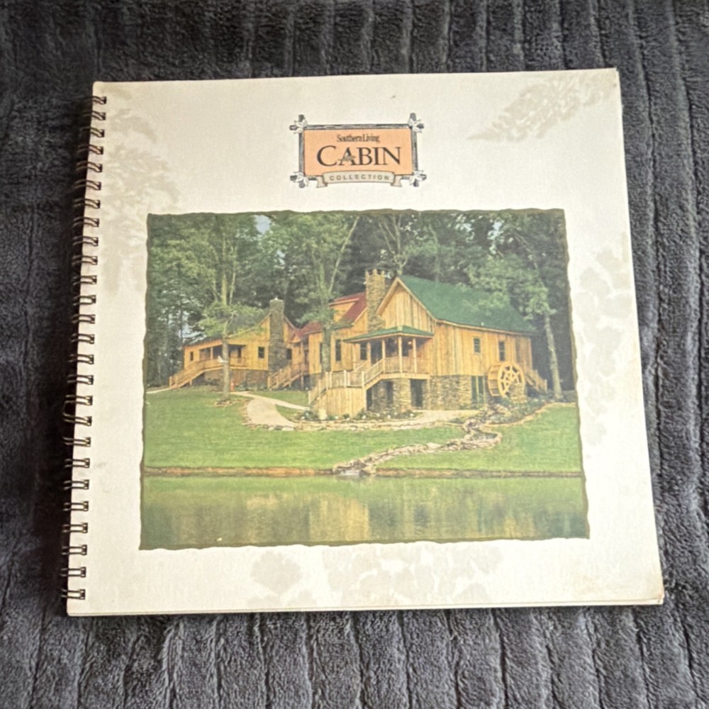 Southern Living Cabin Collection Building Plans & Blueprints Book Cottage Style