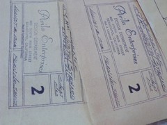 1958 AVILA ENTERPRISES SEBASTOPOL CA. HOUSE BLUEPRINTS 8 OLD PAPER EPHEMERA