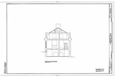 Dutch Colonial stone house, gambrel roof design, PRINTED architectural plans