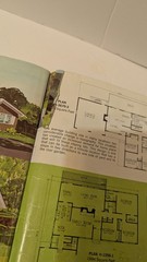 VTG 100 Multi-Level Hillside Home Plans Design Catalog Blueprints 1972 MCM