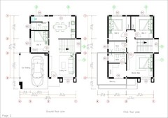 28×31 Feet Small House Design Plan 8.6×9.5 Meter 4 Bed 3 Bath PDF & A4 Hard Copy