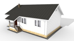 Construction Drawings/ DESIGN / PLANS / Khovajärvi frame house project (KD-94).