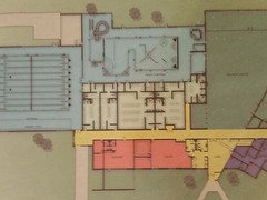 23″ X 35″ Architects Floorplan for the NORM WAITT SR YMCA in SIOUX CITY IOWA