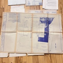Various Blue Prints Residential Plot Sewer Site Plan Architect Road Improvement