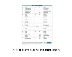 24′ x 36′ Modern A-Frame Cabin Architectural Plans Blueprint PDF Download
