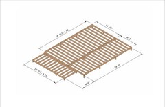 20′ x 30′ Wood Cabin Building Plans – Spacious Layout, Porch, Bedroom, and More