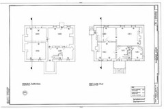 Dutch Colonial stone house, gambrel roof design, PRINTED architectural plans