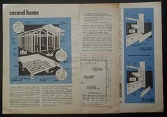 HowTo Build a Vacation Home / Cabin Camp 16 x 24 1966 PLANS Simple design