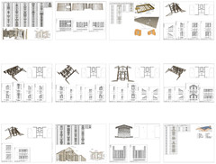 100’x54’ 4-Beds 4-Baths Charming A-Frame Architectural Build Plans PDF Download