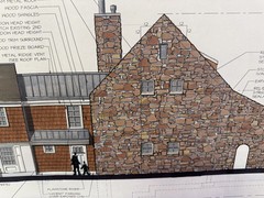 Architectural Renderings 4 Sheets Hand-Colored Elevations 30×42 Design Drawings