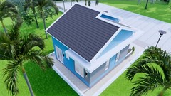 Custom Small House Plan 20×27 Feet 6×8 Meter 2 Beds 1 Bath PDF (A4 Hard Copy)