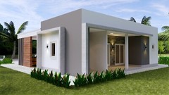 House Plans 40×36 Feet 12×11 Meter 3 Beds 3 Baths Terrace Roof (A4 Hard Copy)