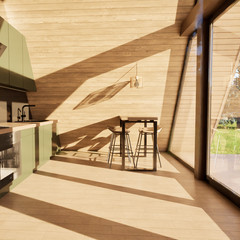 A-Frame Cabin House Plans PDF | Modern Small House Design | Digital Download