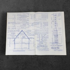 Vintage 1979 Matern Design 965 Blueprints 11-Page Solar Energy Edition Rare