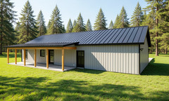 Modern Country Farmhouse Plan 1320 Sq Ft, 3 Bed – 2 Bath – 2 Car garage