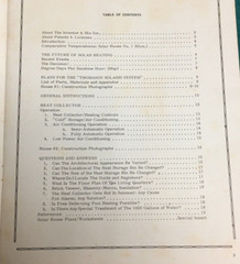 1970s Vintage : SOLAR HOUSE PLANS, SYTEMS, DESIGN CONCEPTS, CONSERVATION @ Books