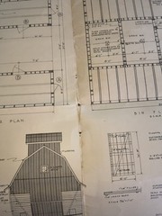Vintage Corn Crib And Grainary Blue Prints Building Plan Republic Steel Corp Chi