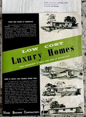 Vintage 1959 Luxury MCM Home Plan Catalog Prices Home Building Contractors KC MO
