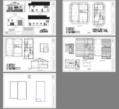 44×48 Apartment with 2-Car 1-RV Garage – PDF FloorPlan – 1,645 sqft – Model 5
