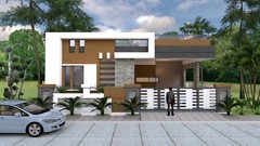 House Plan 40×60 Feet 12×18 Meter 3 Beds 2 Baths Terrace Roof (A4 Hard Copy)