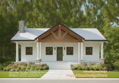 Cottage 3 bed 2 bath (40’x26′) Custom House Plans and Blueprints + electrical