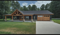 2,003 Sqft (Living) Modern Farm House with – 3 Bd, 2 Ba, 2 car ga and Office