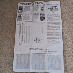 HOUSE OF THE WEEK STUDY PLAN. VINTAGE AP NEWSFEATURES, ARCHITECT DESIGNED HOUSES