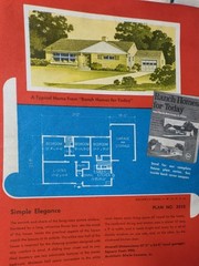 Vtg 1950s Ranch Homes for Today Alwin Cassens Jr Architect House Plans MCM Retro