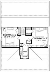 William Poole Designs Home Plans Raspberry Cottage 3 bed, 2 bath small house