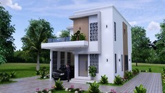 23×30 Feet House Plan 7×9 Meter 3 Beds 3 Baths Terrace PDF Plan (A4 Hard Copy)