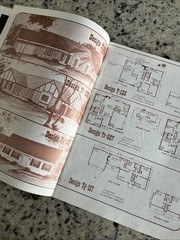 Vintage 1970 Cape Cod Salt Box Garrison Homes Plans Design Catalog Blueprints