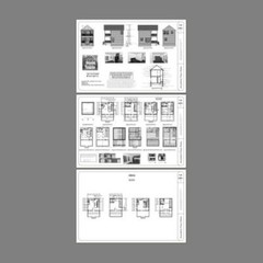 16×16 Tiny House — 446 sq ft — PDF Floor Plan — Model 18