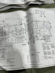 Architectural Blue Print House Remodel & Addition Mercer Island Washington