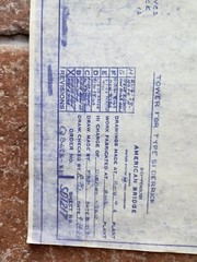 Tower For Type SI Derrick Blueprint Plans 1960’s American Bridge Steel Portugal