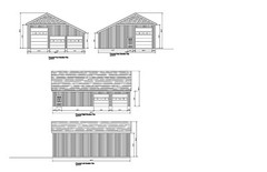 24’x46′ 46’x34′ RV GARAGE PLANS RV GARAGE PLANS 17-3446-RV-GBL- 1