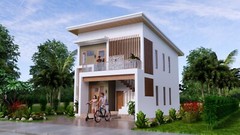 20×30 Duplex House 6×9 Meter 2 Beds 1 Bath Each Floor Shed PDF & A4 Hard Copy