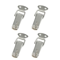 Secure Your Closet with Stainless Steel Spring Loaded Clamps Pack of 4 Latches