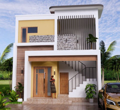 20×30 Duplex House Plan 6×9 Meter 2 Beds 1 Bath Each Floor PDF & A4 Hard Copy