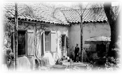 Southwestern Style Adobe Courtyard Home, architectural drawings, 4 bedrooms