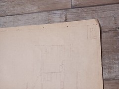 Vintage Set Of House Plans Large Blue Print Packet