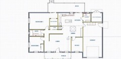 House Plans 1319 sq.ft. two bedrooms and offce space. FREE SHIPPING