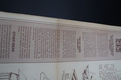 Vtg Barn Kit Build Instructional Information Ephemera 1978 Jer MFG. USA Unusual
