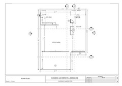 Modern House Plan with Blueprint PDF, DWG & 3D Design- 1100sqft (No 13)