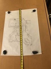 Vintage Architectural Drawings Lot of 5 Hand Drawn Plans