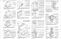 Generic Detailed Farmhouse Plans 42′ x 28′ 3 Bedrooms, 3 Baths, Wood Const.