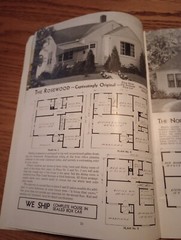 2 “ALADDIN READI-CUT HOMES”. HOUSE PLANS “PRE-CUT” & SHIPPED-HOME KIT 1949 1951