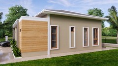 36×36 Feet House Plan 11×11 Meter 3 Beds 2 Baths Hip Roof PDF & (A4 Hard Copy)